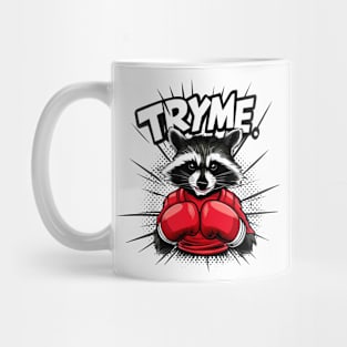 Boxer raccoon Mug